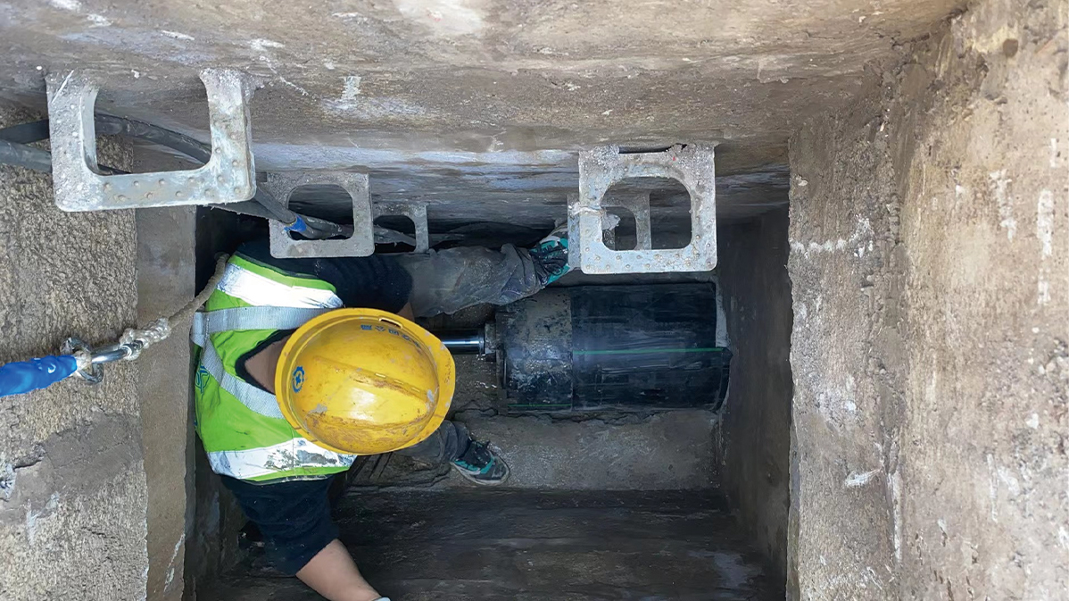 砚山HDPE短管内衬法